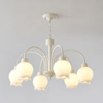 Curved Arm Bell Chandelier - Lamp Outdoor