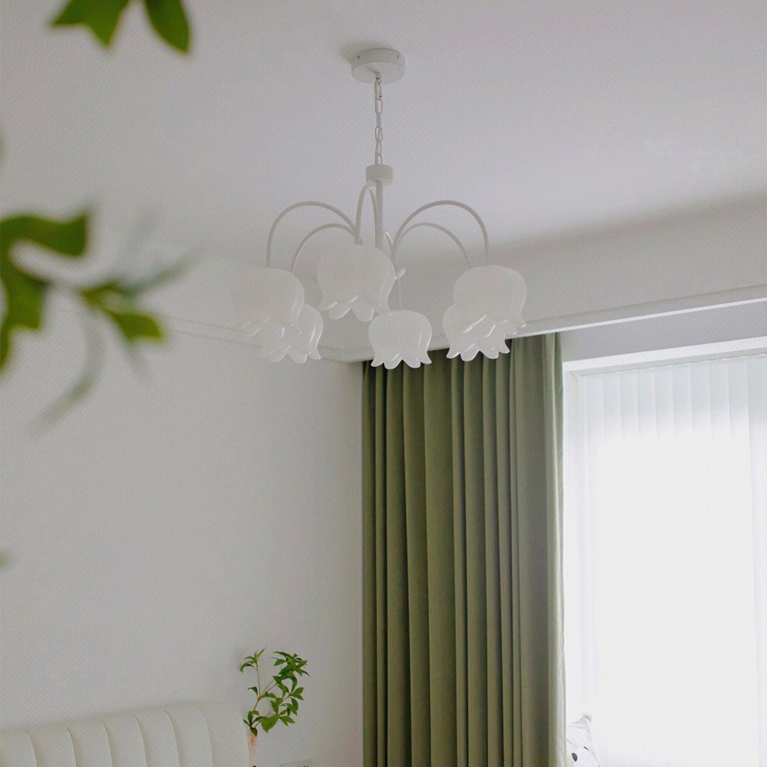 Curved Arm Bell Chandelier - Lamp Outdoor