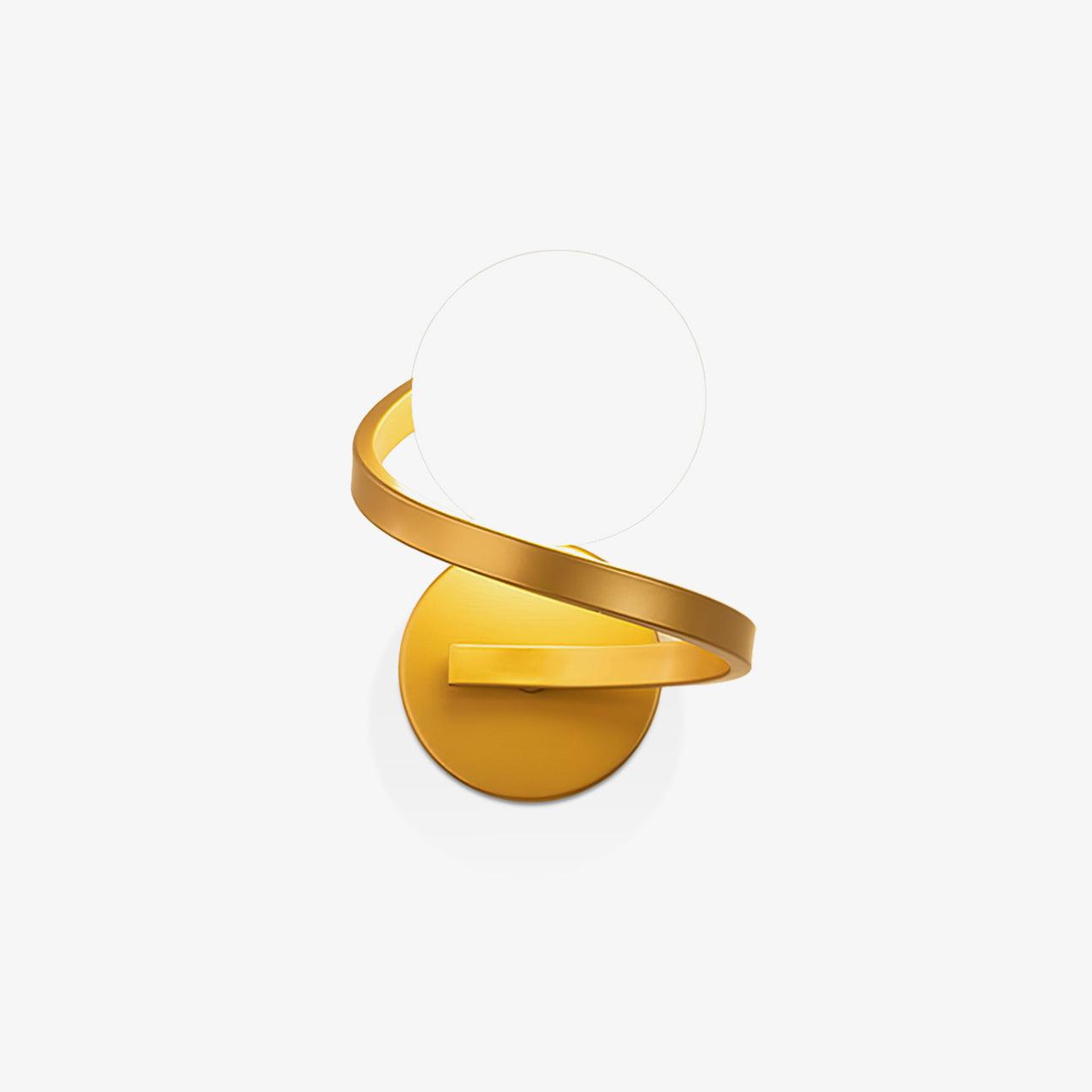 Curved Brass Wall Lamp - Lamp Outdoor
