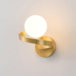Curved Brass Wall Lamp - Lamp Outdoor