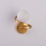 Curved Brass Wall Lamp - Lamp Outdoor