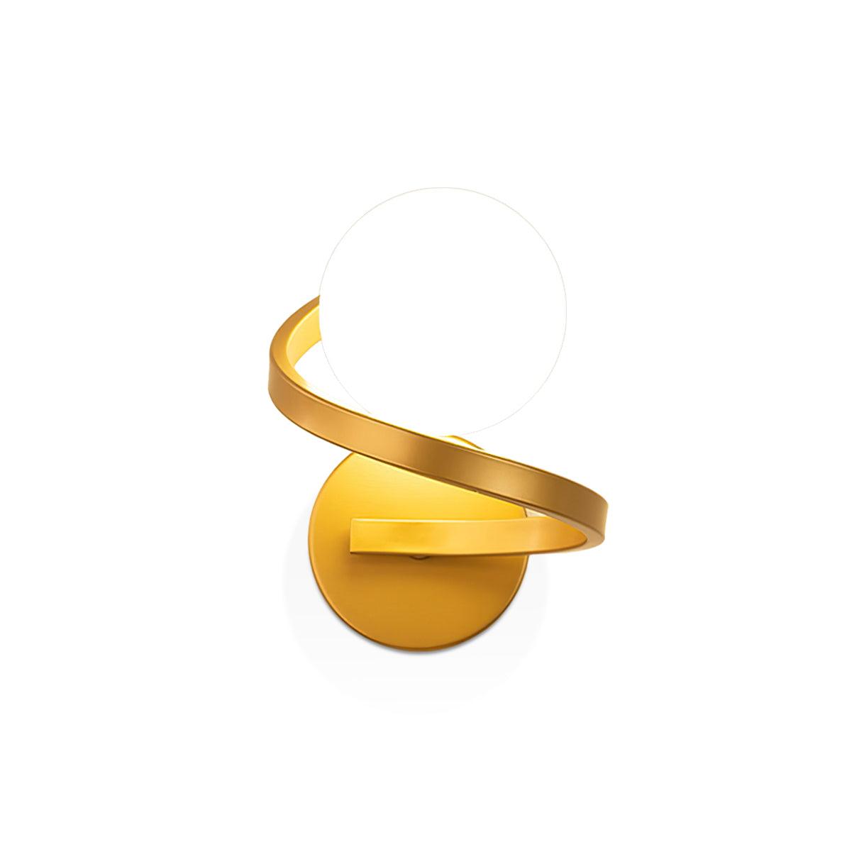 Curved Brass Wall Lamp - Lamp Outdoor