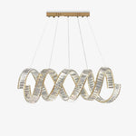 Curved LED Chandelier - Lamp Outdoor