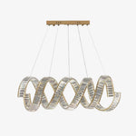 Curved LED Chandelier - Lamp Outdoor