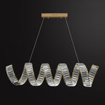 Curved LED Chandelier - Lamp Outdoor