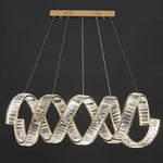 Curved LED Chandelier - Lamp Outdoor