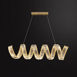 Curved LED Chandelier - Lamp Outdoor