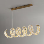 Curved LED Chandelier - Lamp Outdoor