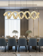 Curved LED Chandelier - Lamp Outdoor