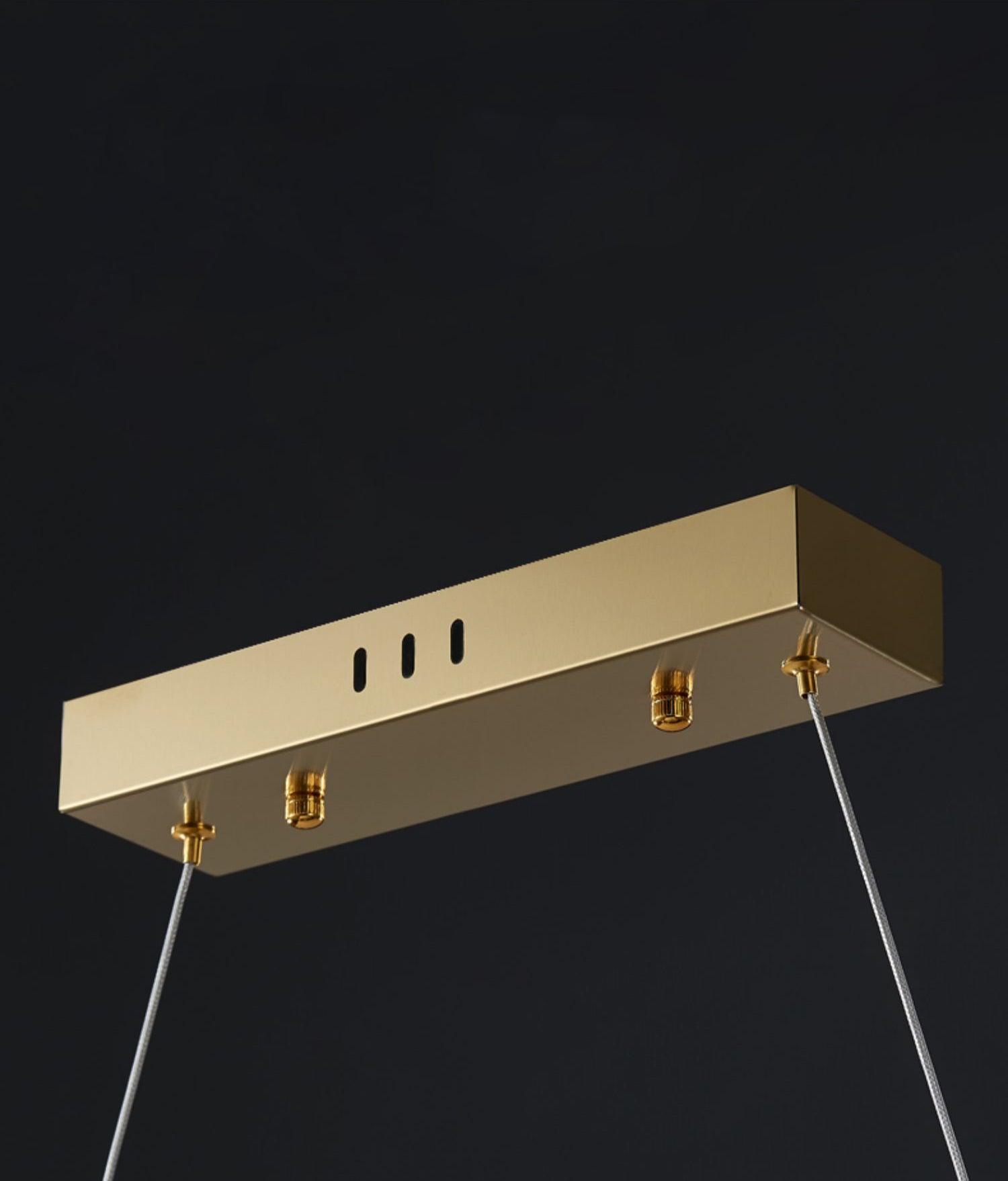 Curved LED Chandelier - Lamp Outdoor