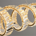 Curved LED Chandelier - Lamp Outdoor