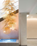 Odoraris Luxury Leaf Chandelier - Lamp Outdoor