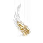 Vamararae Leaf Glass Cascade Chandelier - Lamp Outdoor