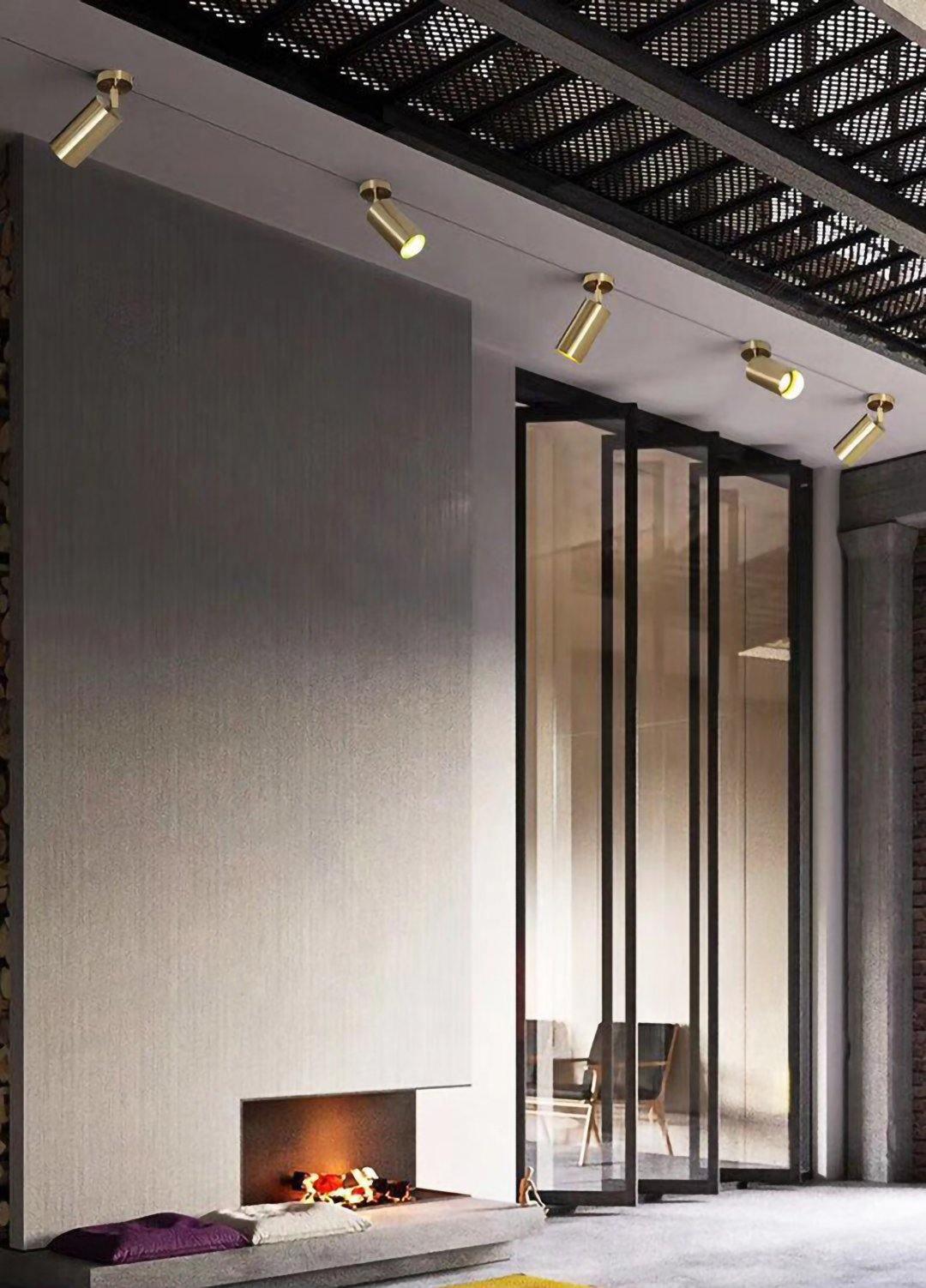 Cylinder Brass Series Ceiling Lamp - Lamp Outdoor