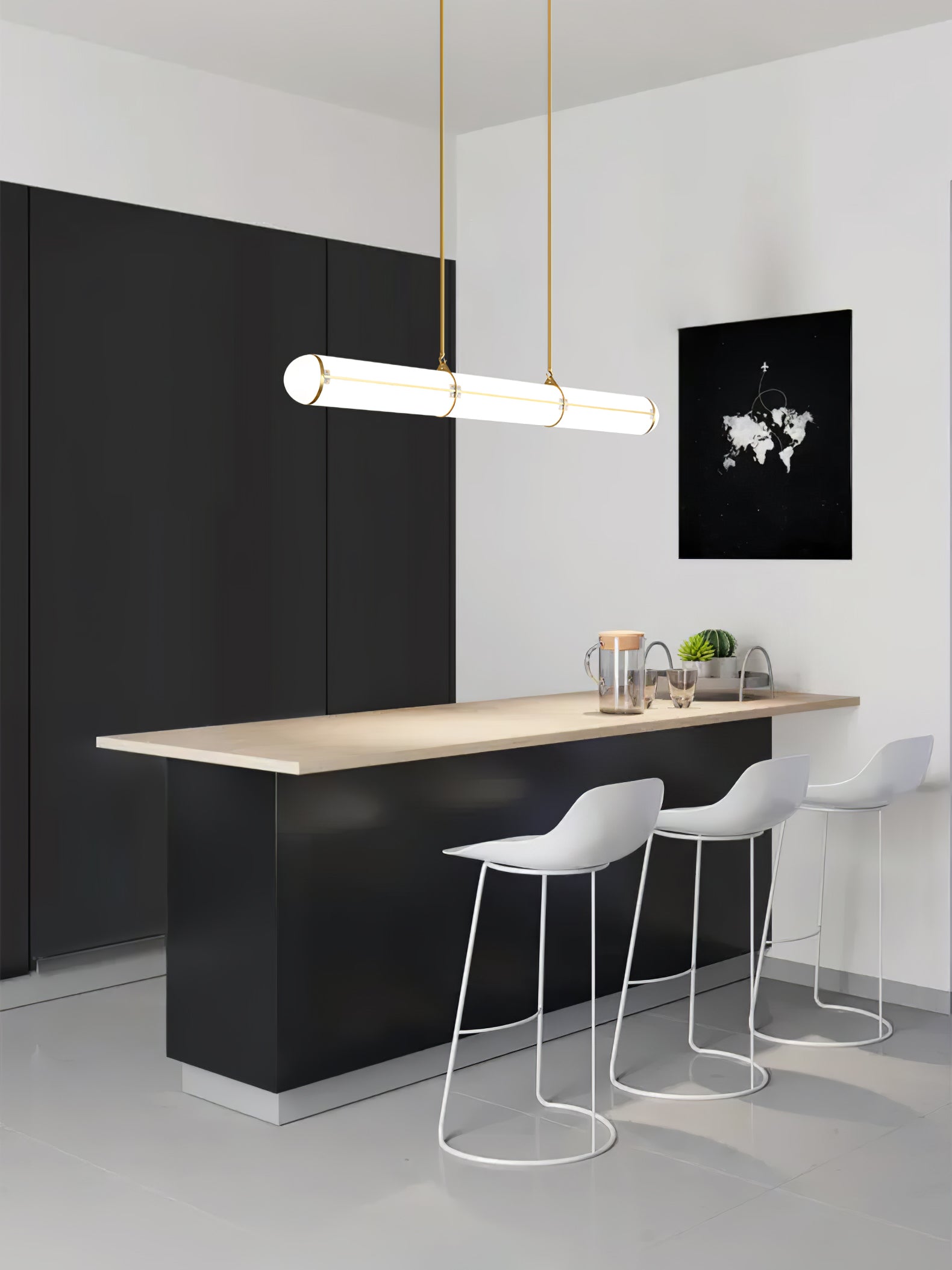 Cylindrical Endless Pendant Light - Lamp Outdoor