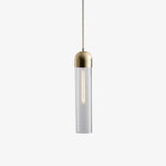 Glass Cylindrical Shape Pendant Light - Lamp Outdoor
