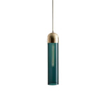Glass Cylindrical Shape Pendant Light - Lamp Outdoor