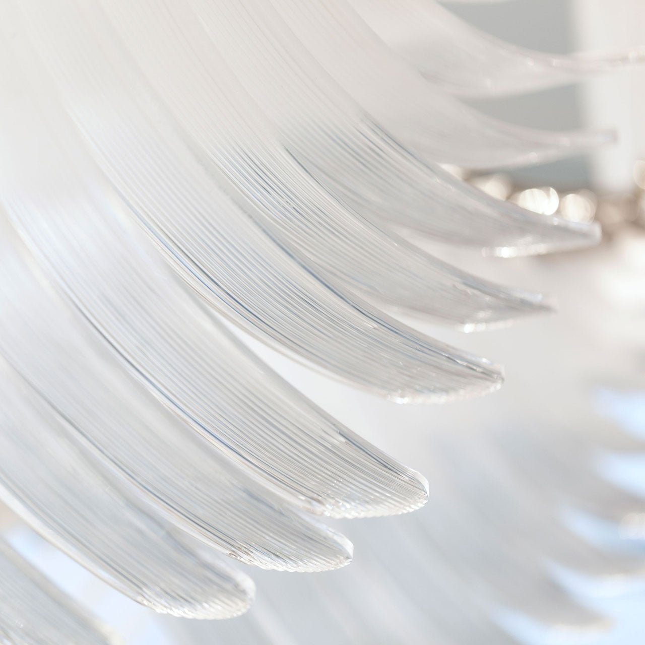 Eurrinia Glass Wing Cluster Chandelier - Lamp Outdoor
