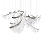 Eurrinia Glass Wing Cluster Chandelier - Lamp Outdoor