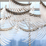 Eurrinia Glass Wing Cluster Chandelier - Lamp Outdoor