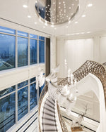 Eurrinia Glass Wing Cluster Chandelier - Lamp Outdoor