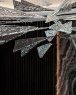 Nyvinia Glass Feather-Shape Chandelier - Lamp Outdoor