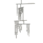 Eurzoris Geometric Brass Linear Pendant Light Chandelier - Lamp Outdoor