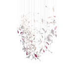 Zathaara Glass Feather Shape Chandelier - Lamp Outdoor