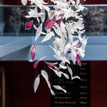 Zathaara Glass Feather Shape Chandelier - Lamp Outdoor