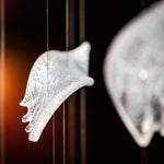 Zathaara Glass Feather Shape Chandelier - Lamp Outdoor