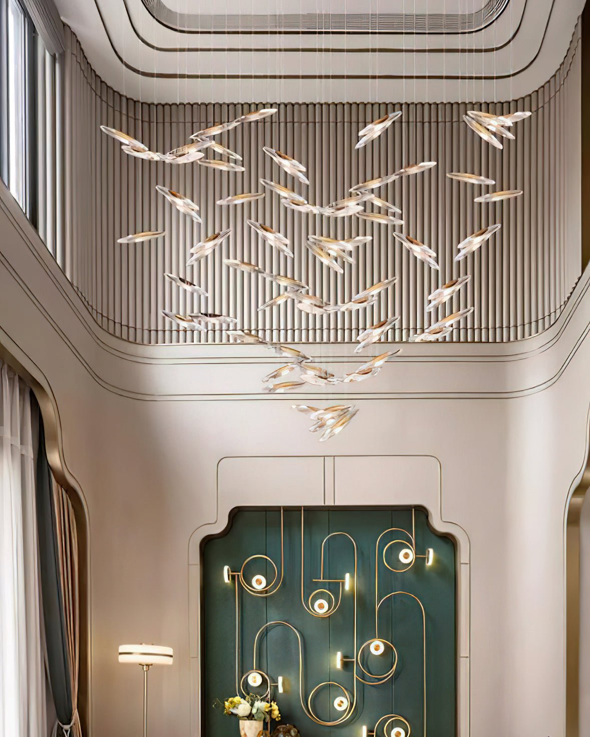 Moonlight Whispers Chandelier - Lamp Outdoor