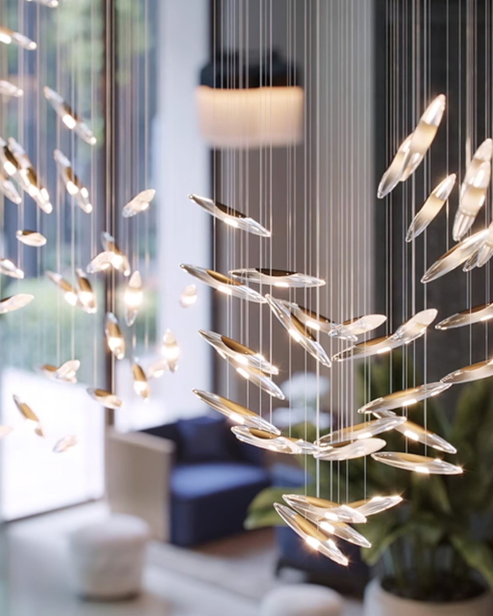 Moonlight Whispers Chandelier - Lamp Outdoor