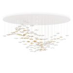 Nephele Crystal Leaf Chandelier - Lamp Outdoor