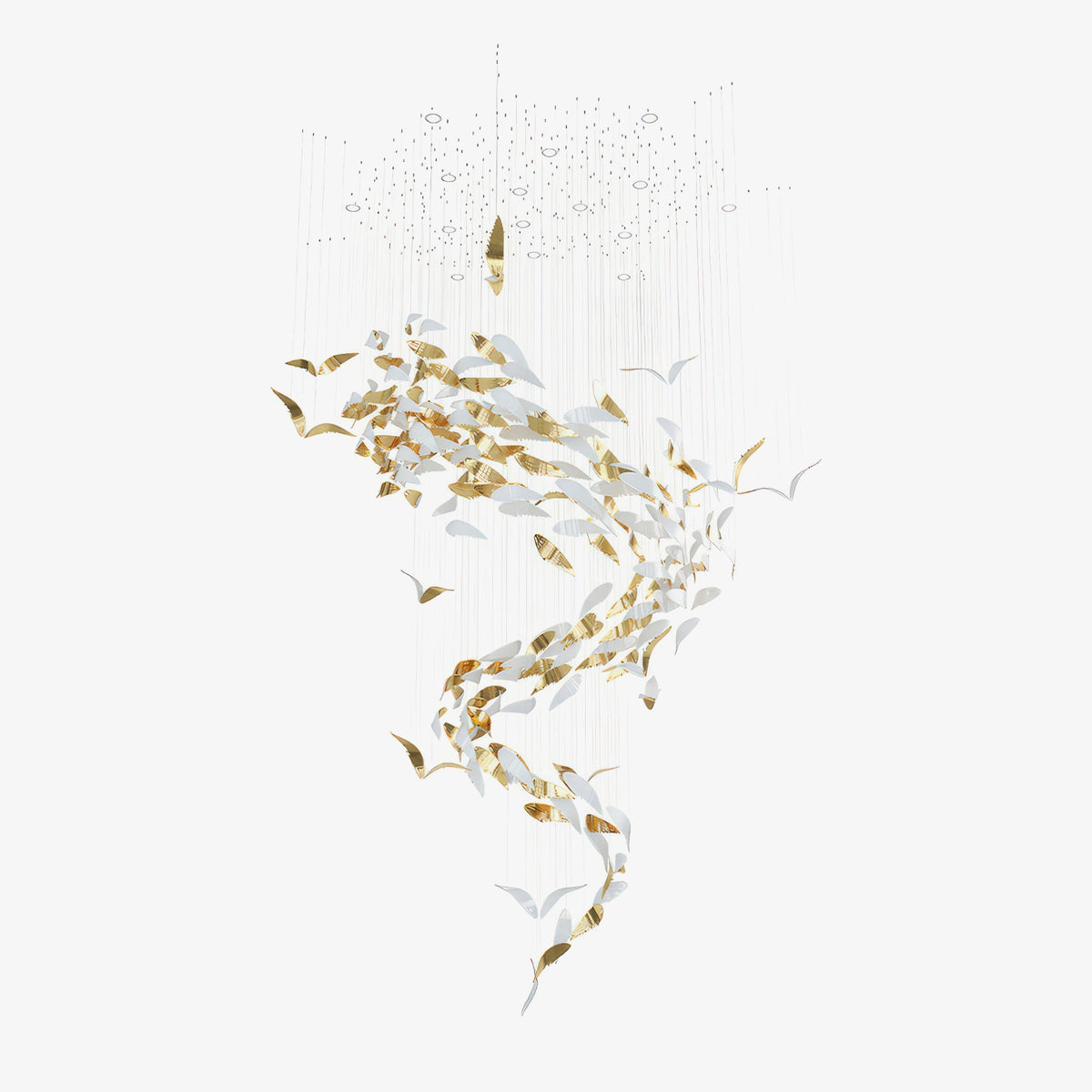 Alvenan Bird Flock Chandelier - Lamp Outdoor