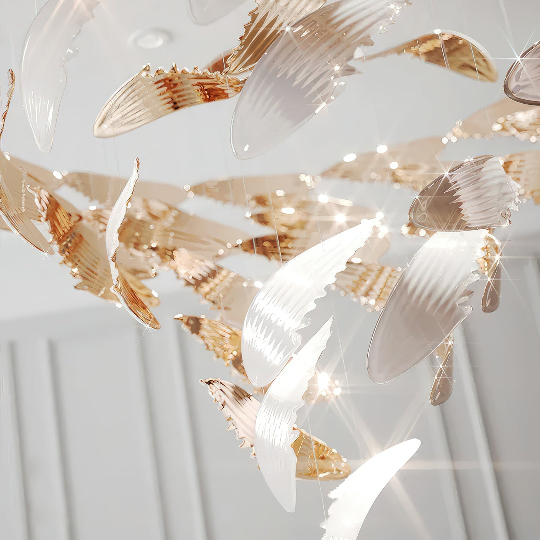 Alvenan Bird Flock Chandelier - Lamp Outdoor