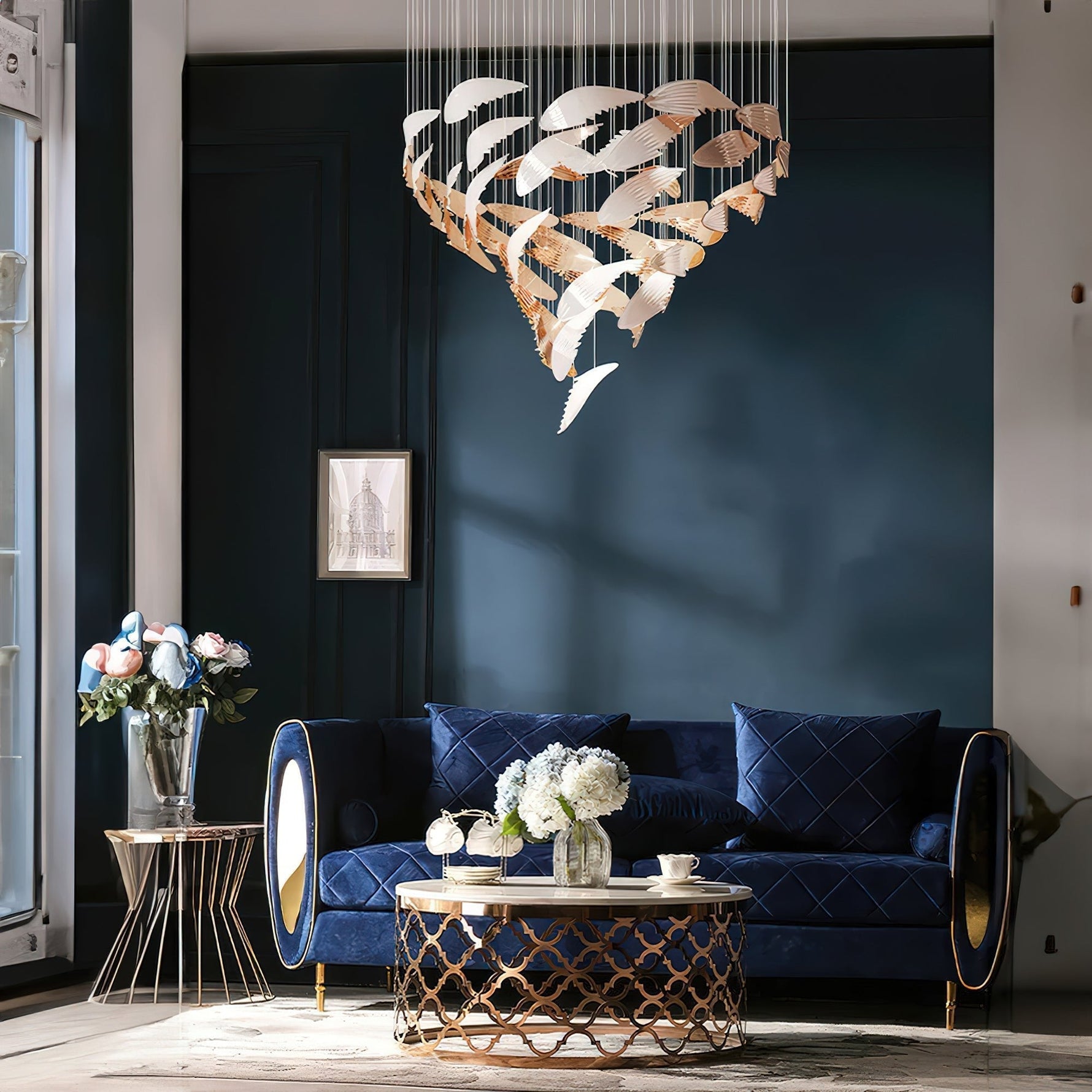 Alvenan Bird Flock Chandelier - Lamp Outdoor