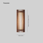 Neyra Walnut Indoor Wall Lamp - Lamp Outdoor