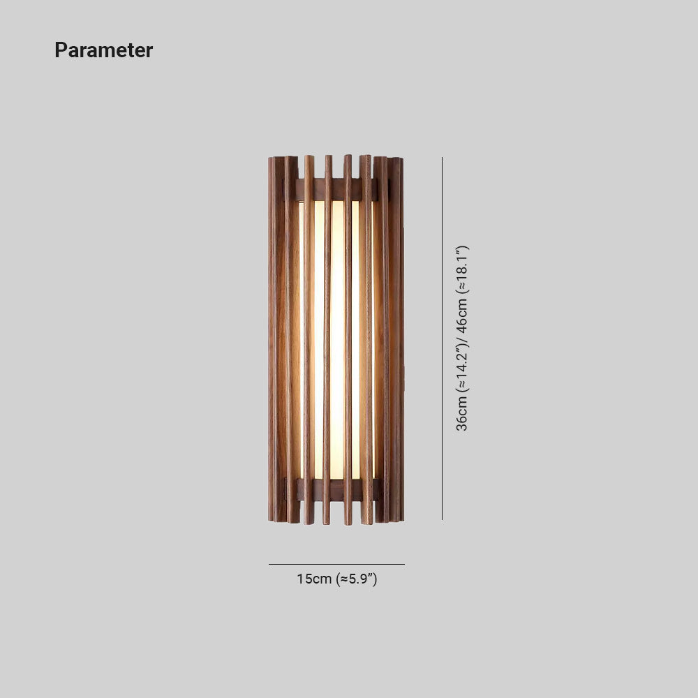 Neyra Walnut Indoor Wall Lamp - Lamp Outdoor