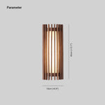 Neyra Walnut Indoor Wall Lamp - Lamp Outdoor