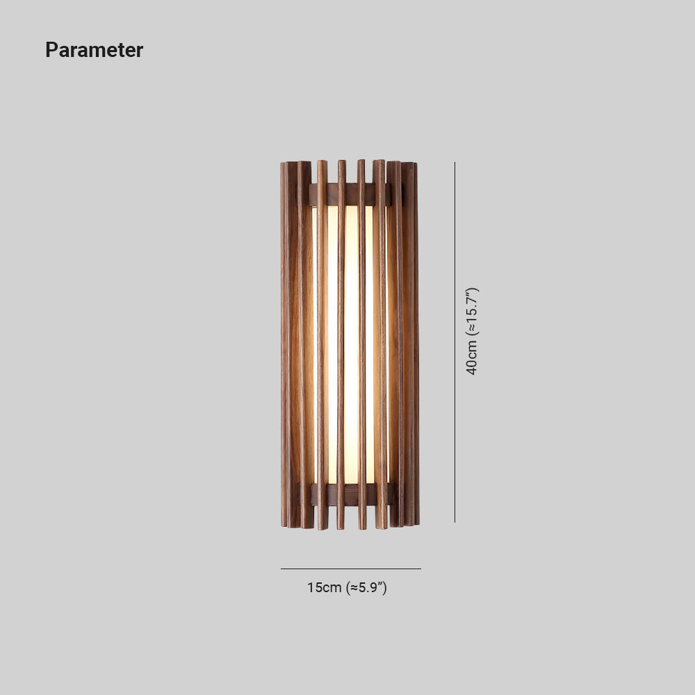 Neyra Walnut Indoor Wall Lamp - Lamp Outdoor
