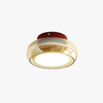 June Retro Glass Flush Mount Ceiling Light - Lamp Outdoor