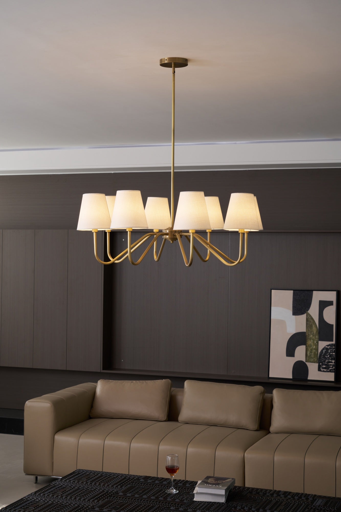 Opaluxe Brass Chandelier - Lamp Outdoor
