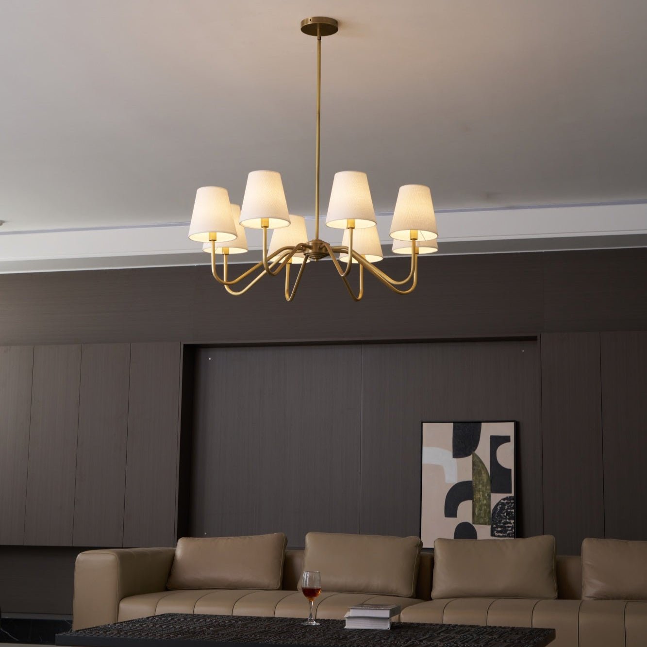 Opaluxe Brass Chandelier - Lamp Outdoor