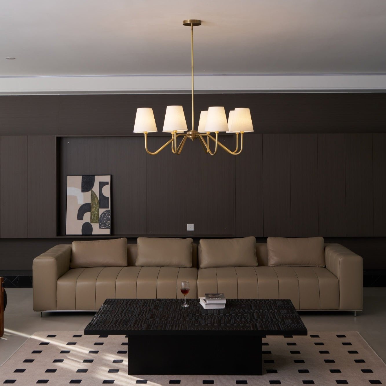 Opaluxe Brass Chandelier - Lamp Outdoor