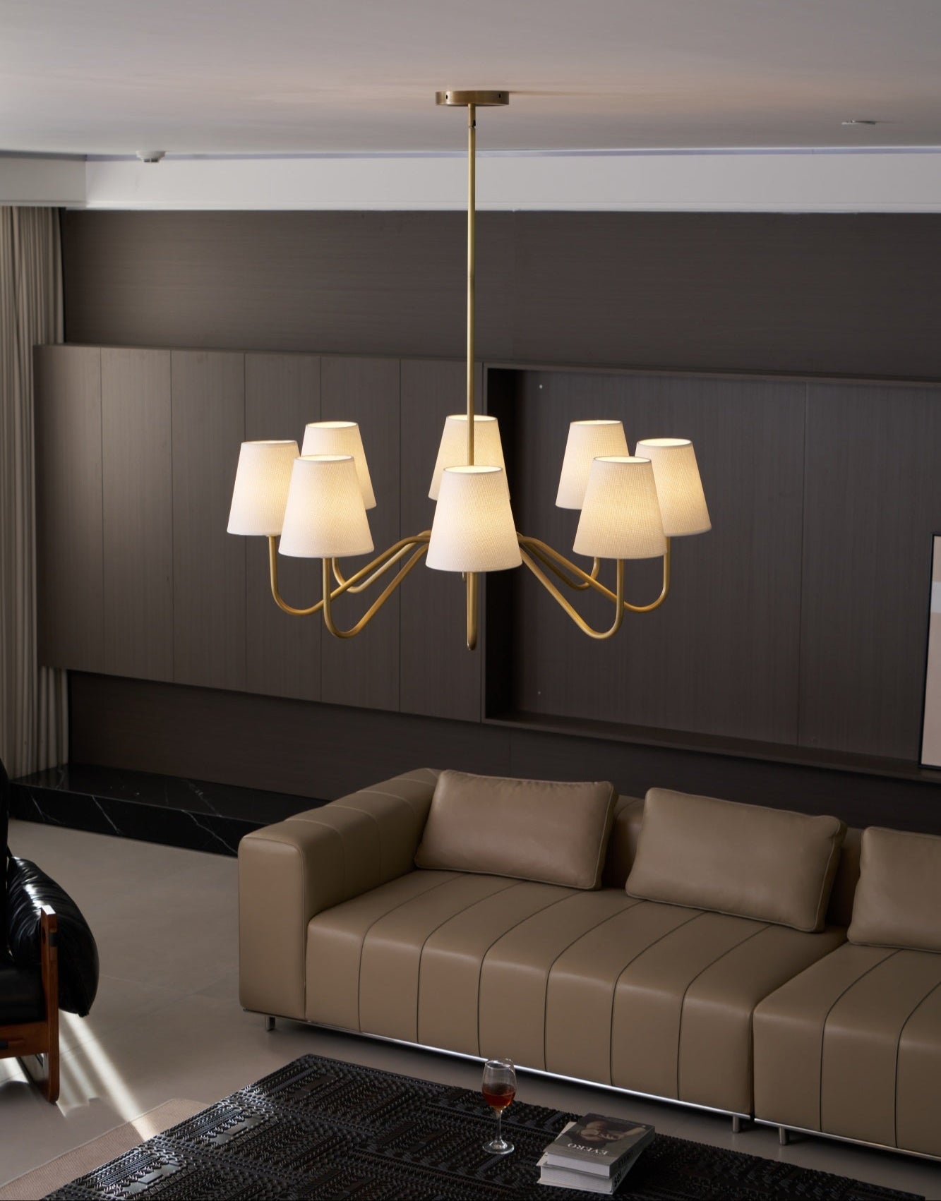 Opaluxe Brass Chandelier - Lamp Outdoor