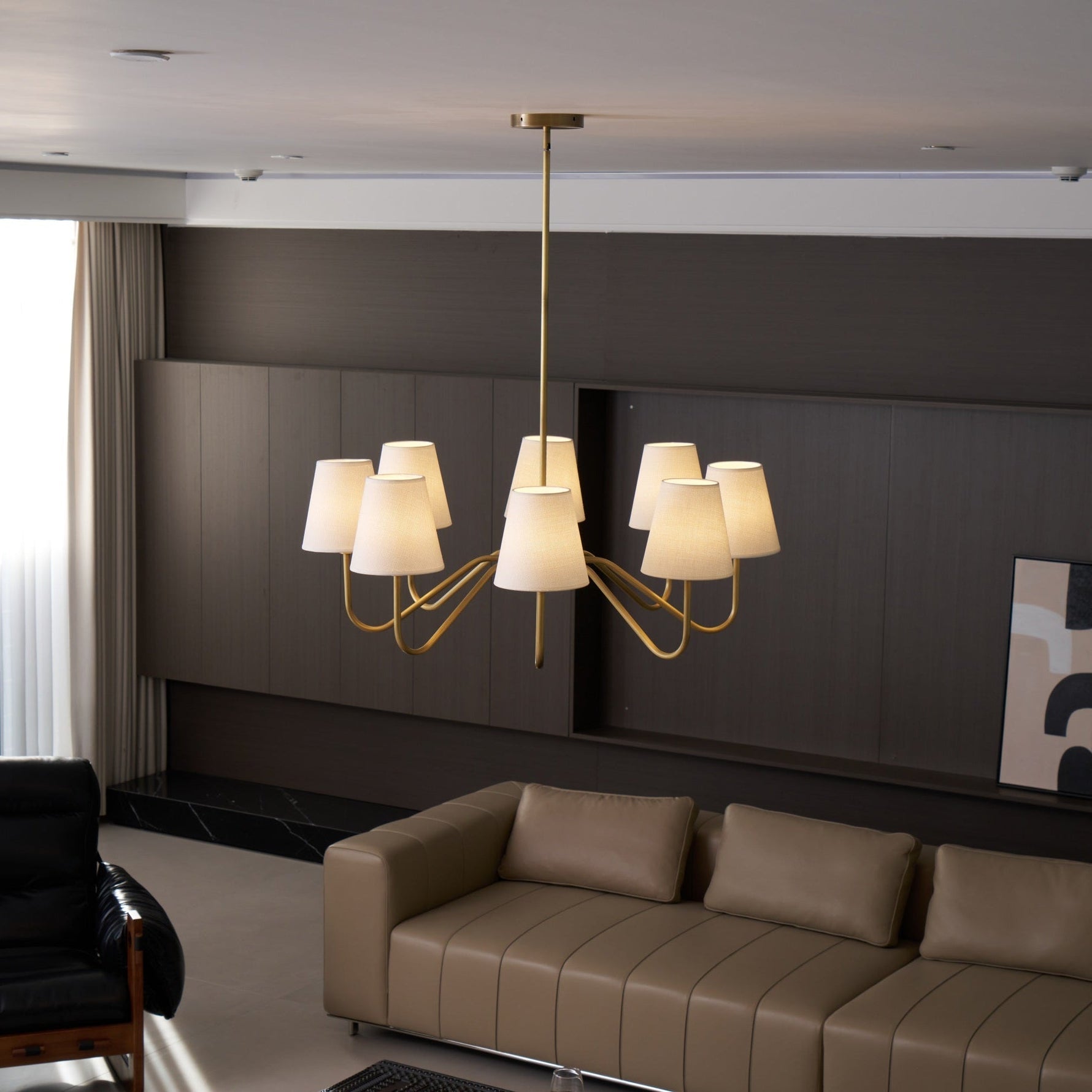 Opaluxe Brass Chandelier - Lamp Outdoor