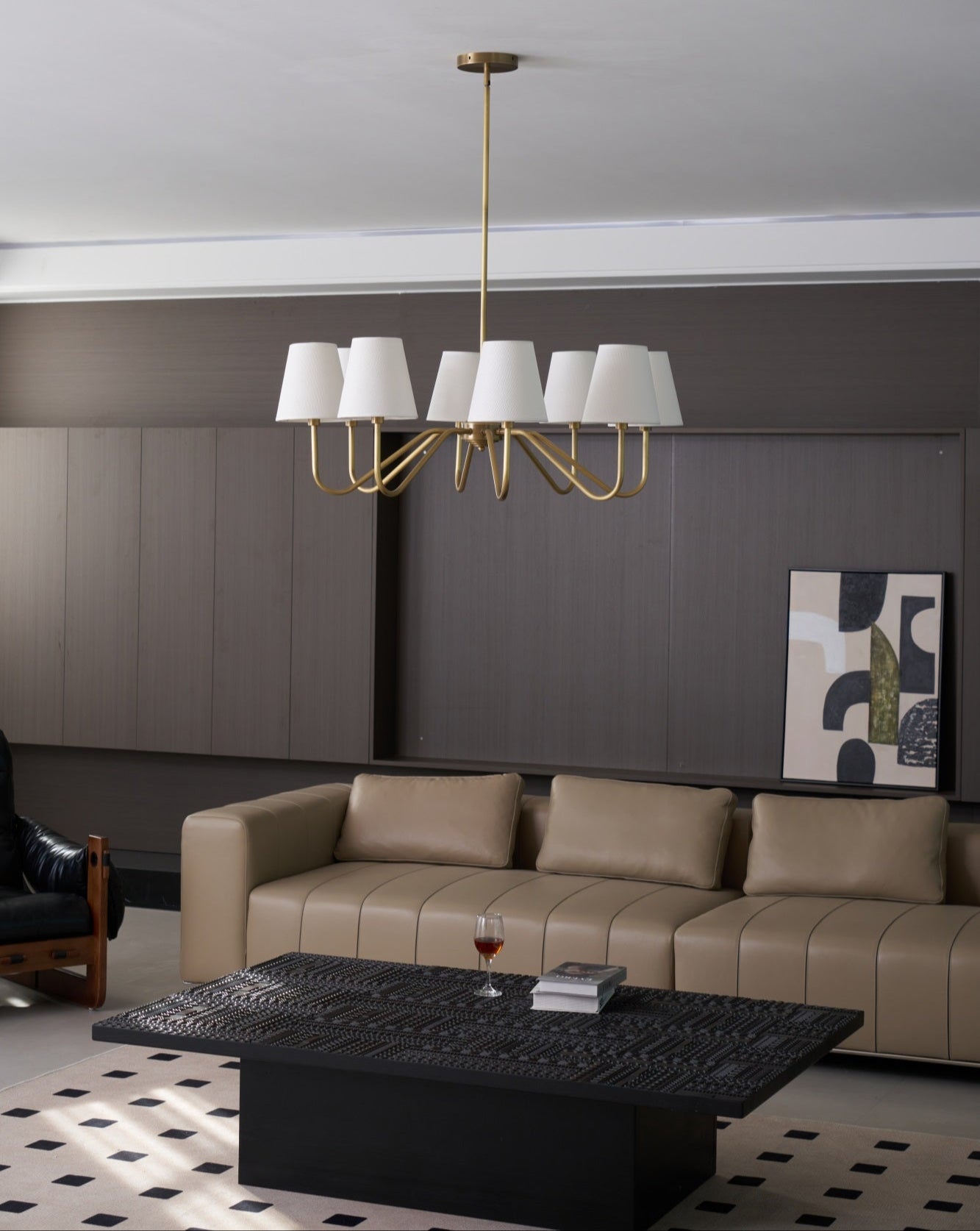 Opaluxe Brass Chandelier - Lamp Outdoor