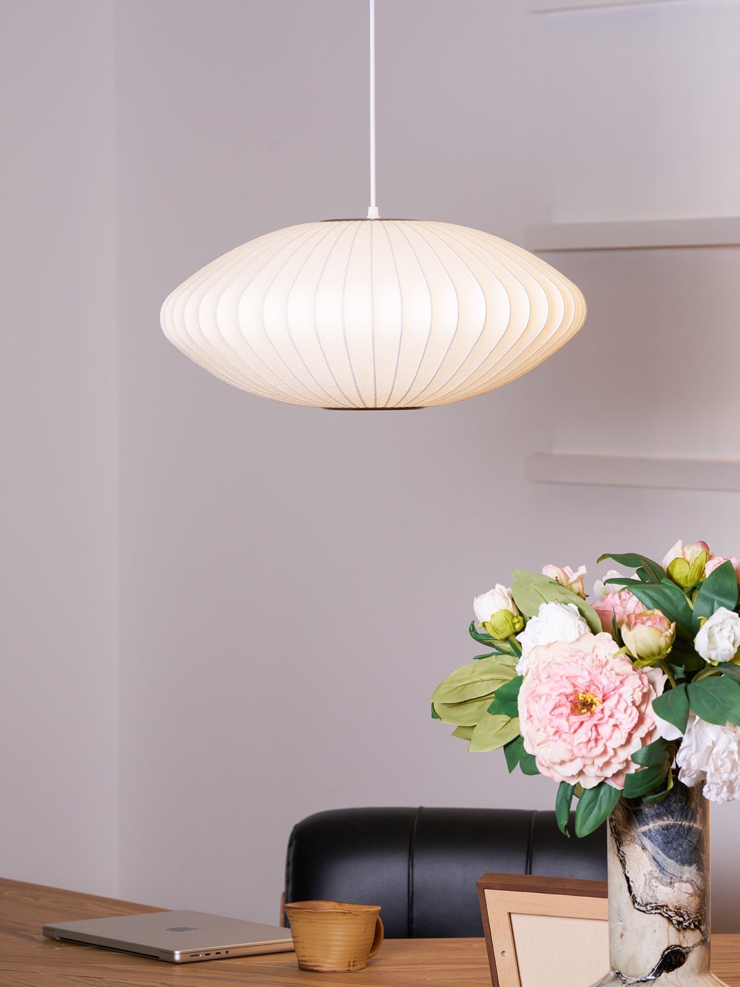 Bubble Mulberry Silk Pendant Lamp - Lamp Outdoor