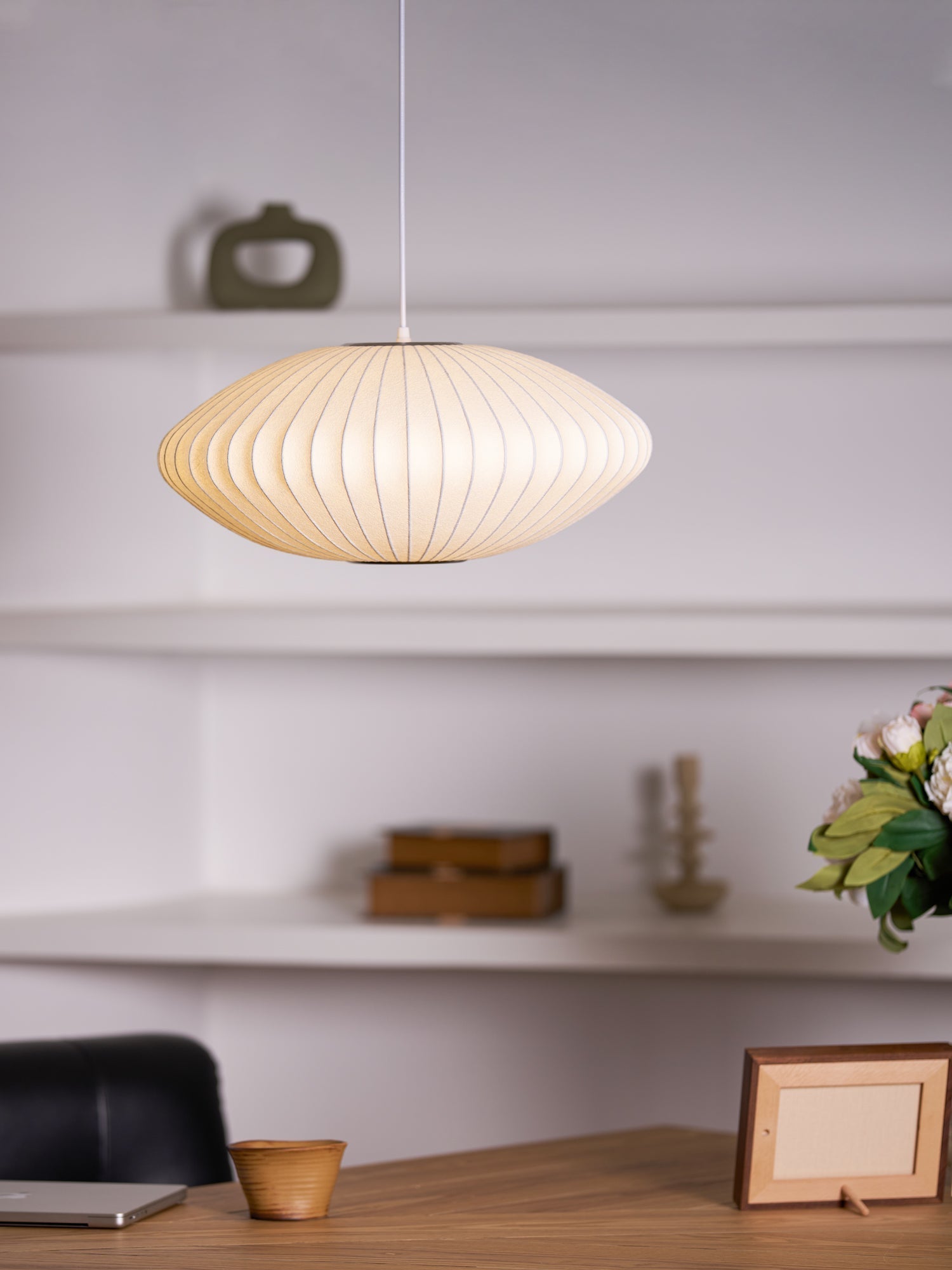 Bubble Mulberry Silk Pendant Lamp - Lamp Outdoor