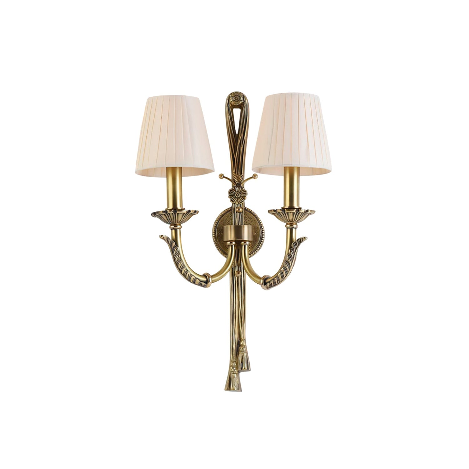 Danbury Contemporary Brass Wall Light